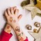 Wrapables Waterproof Temporary Tattoos, Birthday Party Favors and Supplies, Goodie Bag Fillers, 30 Sheets Christmas